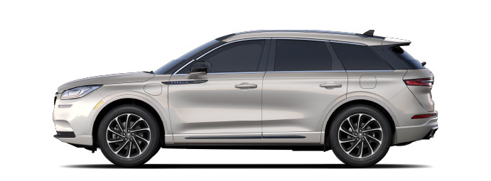 A 2022 Lincoln Corsair Grand Touring is shown in Ceramic Pearl | Klaben Lincoln of Warren in Warren OH