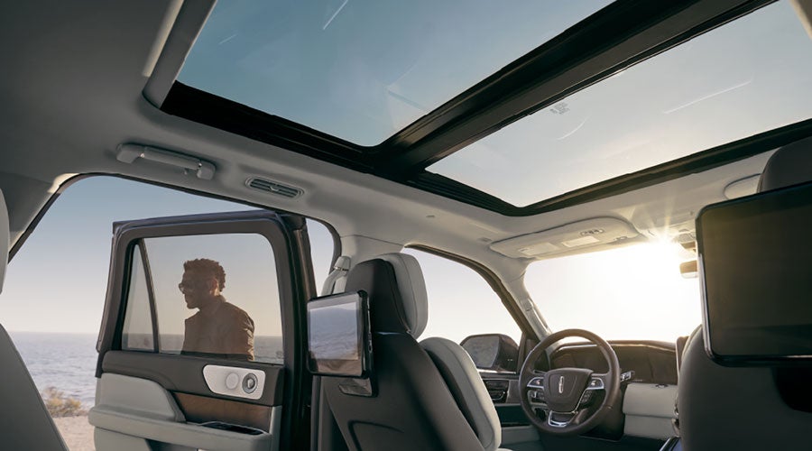 broad cabin with warm sunlight