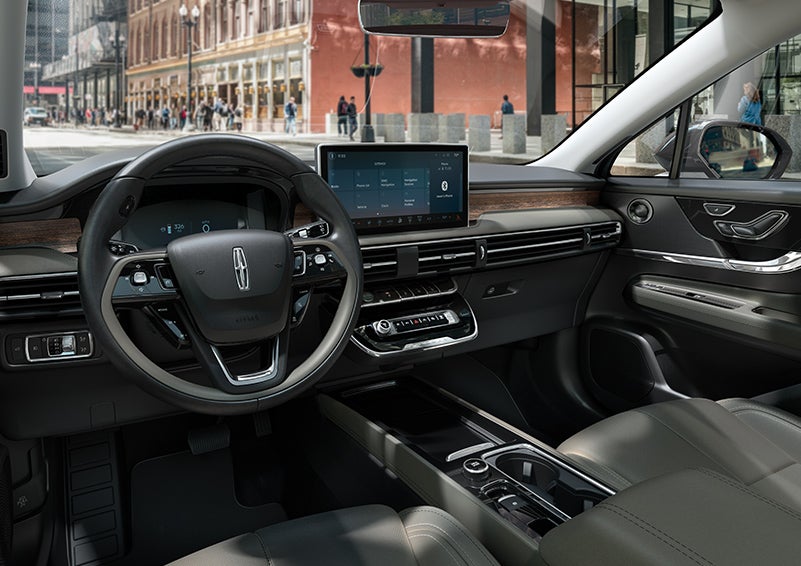The interior dashboard of 2024 Lincoln Corsair® SUV is shown here. | Klaben Lincoln of Warren in Warren OH