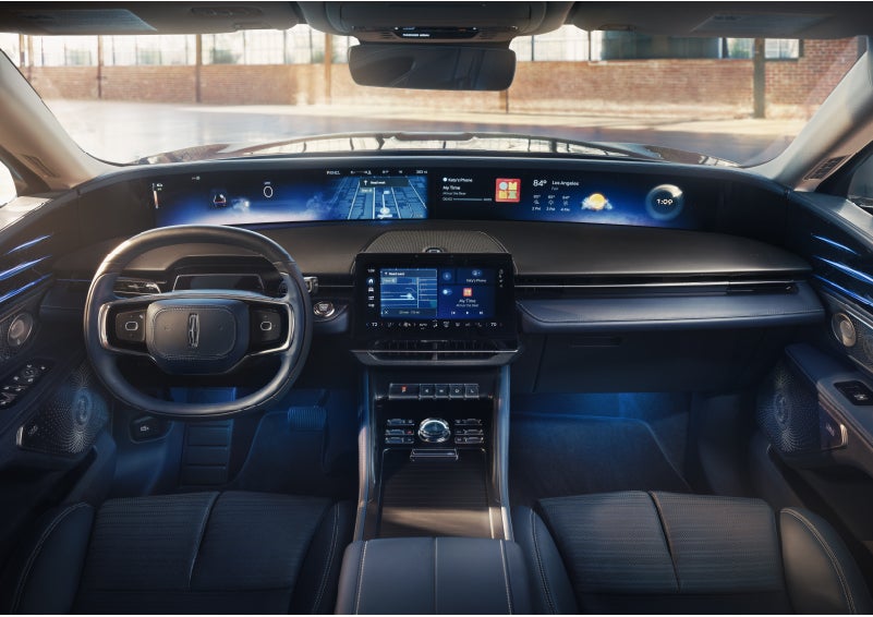 The panoramic display is shown in a 2026 Lincoln Nautilus® SUV. | Klaben Lincoln of Warren in Warren OH