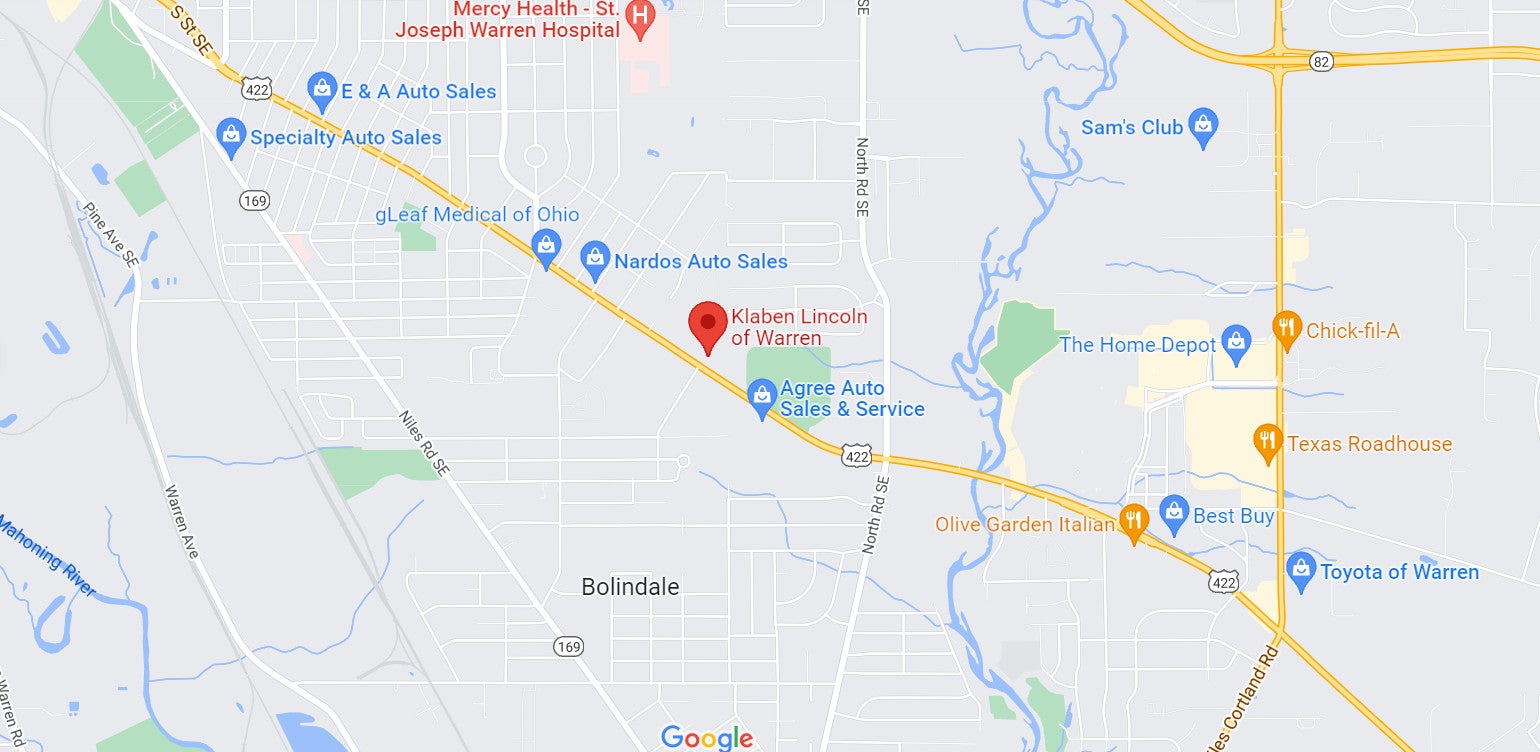Klaben Lincoln of Warren Google Maps